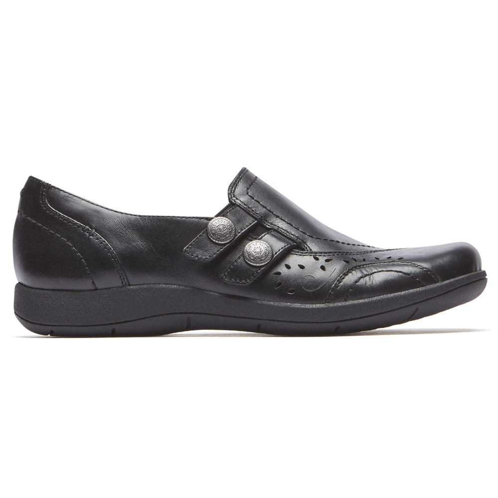 Rockport Singapore Womens Slip-On - Daisey Black - OR1894536